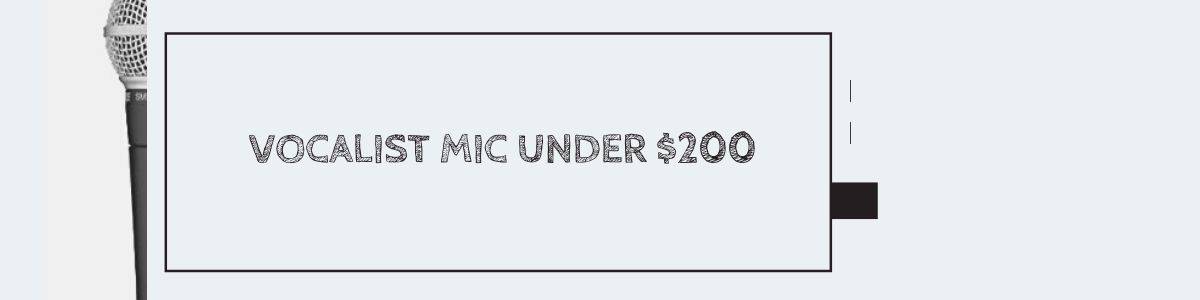 Vocalist Mic Under $200