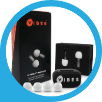 Vibes Ear Plugs for Festivals