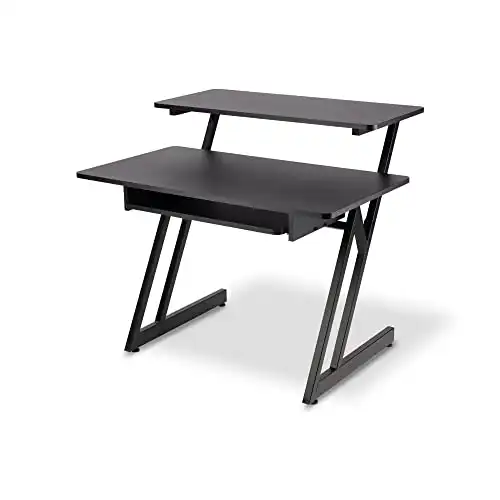 On-Stage WS7500 Series Wood Studio Workstation - Black