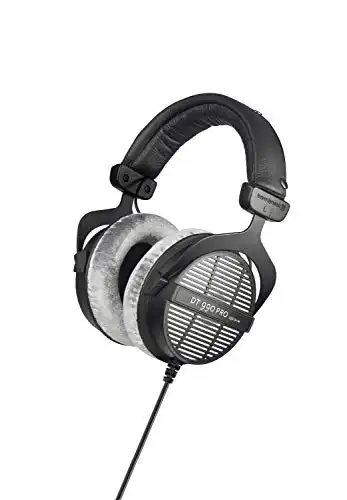 beyerdynamic DT 990 Pro 250 ohm Over-Ear Studio Headphones For Mixing, Mastering, and Editing