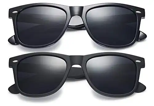 Retro Rewind Polarized Sunglasses for Men and Women - UV Protection Classic Sun Glasses