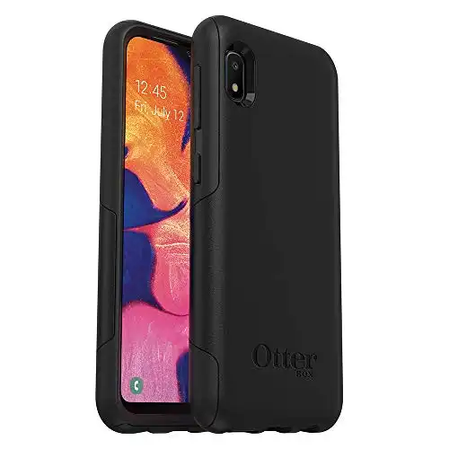 OtterBox Samsung Galaxy A10e Commuter Series Lite Case - BLACK, slim & tough, pocket-friendly, with open access to ports and speakers (no port covers),