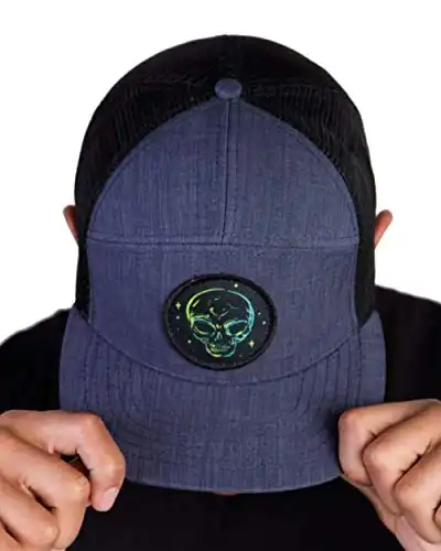 INTO THE AM Snapback Hats for Men - Cool Adjustable Flat Brim Hats Unique Design