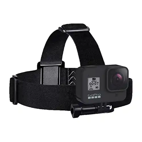 Sametop Head Strap Mount Compatible with GoPro Hero 11, 10, 9, 8, Hero 7 Black, 7 Silver, 7 White, Hero 6, 5, 4, Session, 3+, 3, 2, 1, Hero (2018), Fusion, Max, DJI Osmo Action Cameras