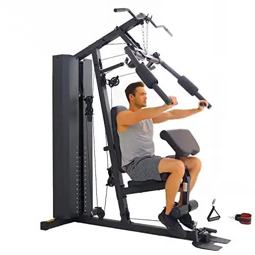 Home Gym 150LB Multifunctional Full Body Home Gym Equipment for Home Workout Equipment Exercise Equipment Fitness Equipment JXL-1150/SCM-1150 Shipped Nearby