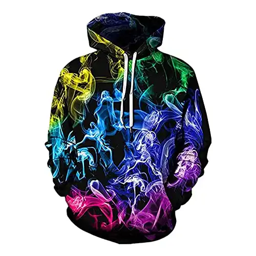 Fartunedo Thin Novelty Hoodies Unisex 3D Print Couple Hoodie Women Men Hooded Sweatshirt Pullover Hoody