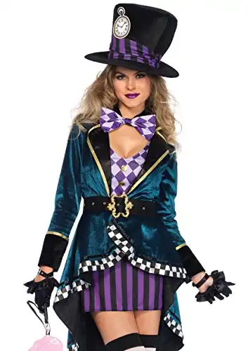 Leg Avenue Women's Delightful Hatter Costume - XS Green