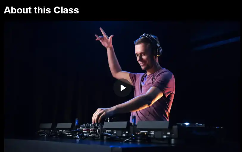 Armin van Buuren Teaches Dance Music