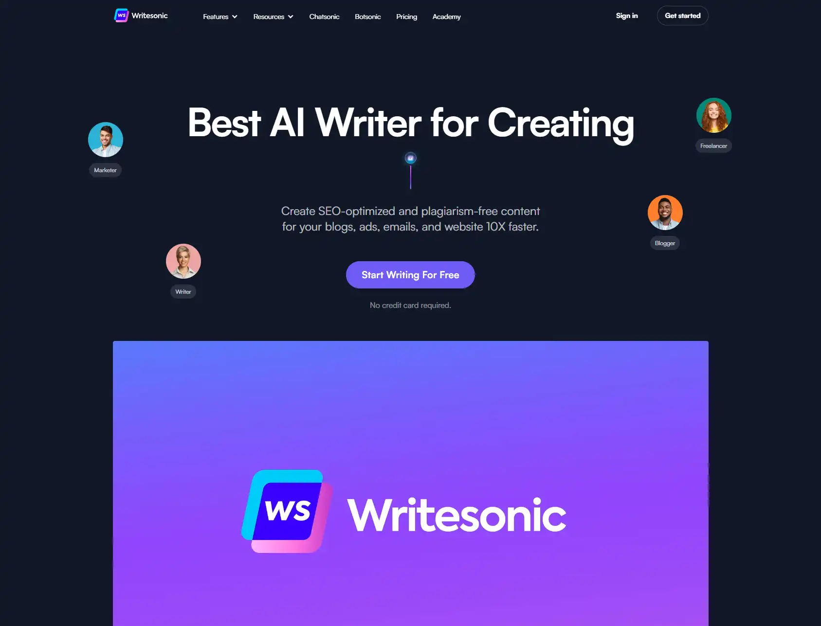 Writesonic - AI Writer, Copywriting & Paraphrasing Tool